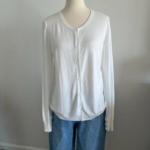 Ming white Cardigan Medium women's